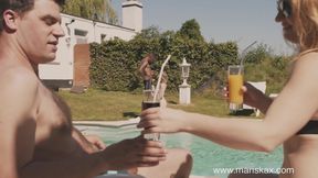 Fucking with a BBC at the swimming pool