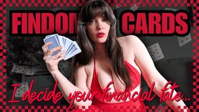Findom Card Draw 22 My Luck Drains Your Wallet Turning You into My Cash Cow and Pay Piggy