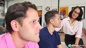 Dpd By Her Stepson And His Buddy! - Maya Luna, Jack Escobar And Giovanni Francisco
