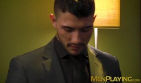 Hardcore ass pounding by muscular guys Rogan Richards and Marco Rubi