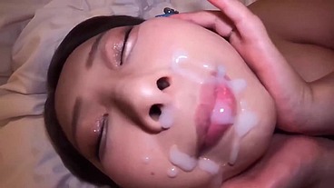 Japanese girl. Big breasts. Raw sex, facial cumshot, uncensored,