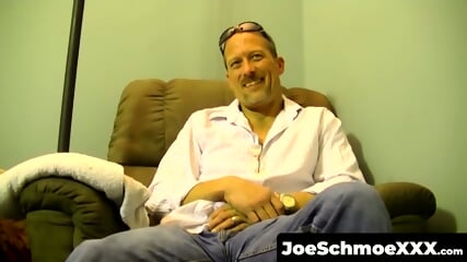 Mature American stud jerks off hard before blowjob