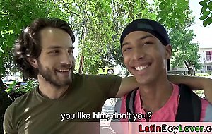Amateur latin teen twink fucked bareback without regret