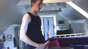 ”Huge Cock Derek Jerks Off”
