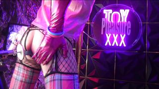 Toypleasurexxx - Sissy pinkish and marionette crimson ass fucking