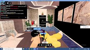 Gothic FemBoy 18+ From Roblox Shows Off Big Ass While Masturbating