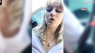 Russian bitch fucks herself inside the butt with a bottle