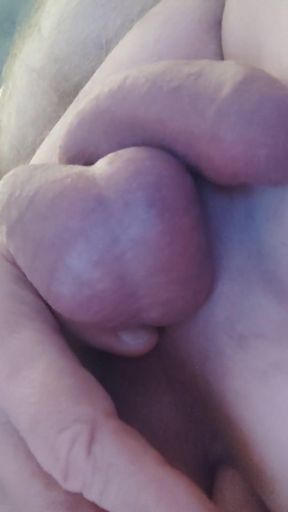 Lying in Bed Playing with My Asshole with a Dildo It's so Nice Waiting for a Wet Hole