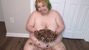 Eating Entire Cake and Chugging Milk