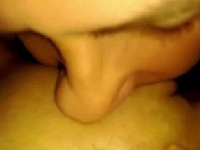 Pierced Clit licked until Squirt