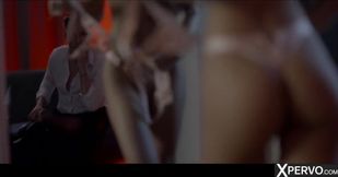 Lia Lin Choked Gushing Destroyed by BBC Spreader Bar Kink