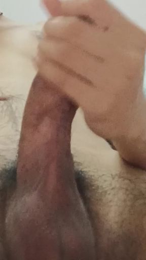 hot boy edging his big cock and big balls and cumming loads after big orgasm