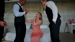 unexpected 3 bbc gangbang during photoshoot,irish snowbunny tina snow pissed on & destroyed