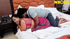 Indian housewife gets a huge uncut cock