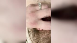 Trans Man Fucking Pink Dildo