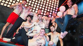 Steamy Bareback Cruising Orgy Scene for ClubBangBoys