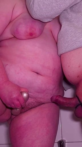 My Stepmom Surprised Me in the Shower - We Both Squirted Uncontrollably