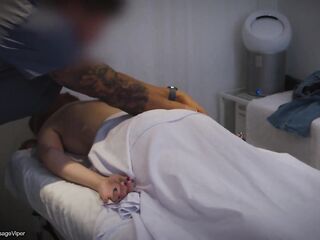Cute girlfriend goes to the spa for a massage and gets greater amount than this babe bargained for