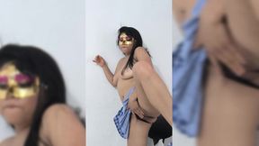 Busty student leads the live views with this porn video