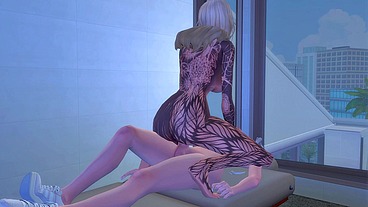PERVERTED FUTANARI MASSEUSE SEDUCED AND ARRANGED HARD ANAL SEX WITH A WHORE CLIENT (SIMS + ANIME HENTAI + SFM)