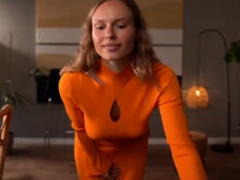 Curly Blonde Teen Records Solo Dildo Masturbation More at