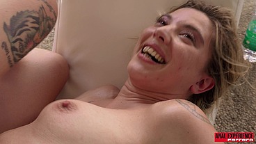 Musa Martina IS BACK! (WET) An EXTREME ANAL GAPE, 0% pussy, while playing on the pool table!