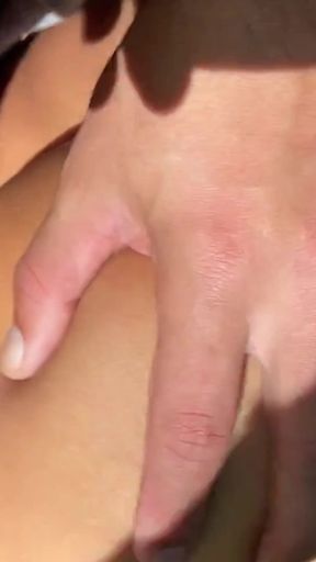 Outdoors Fuck Doggy Style Cum on Perfect Ass