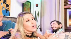 ”Sexy Sexy Girl Toys Snatch with Lover”