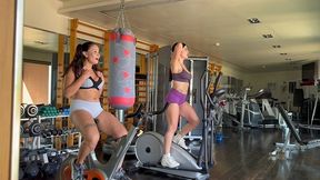 entrenando a jade y andrea