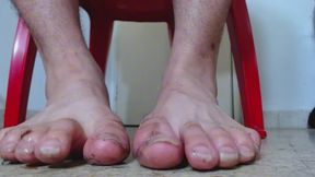 dirty oil feet