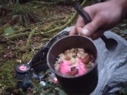 Yum Yum Cum 2- cumming in my cereal and eating it