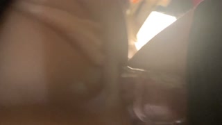 I take my transparent dildo to fuck my doll as a missionary