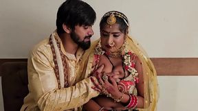 Enchanting Indian Bride Exhibits Her Desirable Desires With Her Adoring Husband!