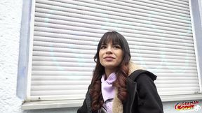 german scout - petite latina michy perez talk to big dick anal at pick up casting