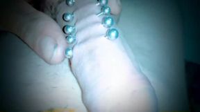Showing my earrings on my dick