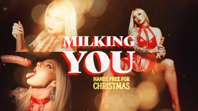 MILKING YOU HANDS FREE FOR CHRISTMAS