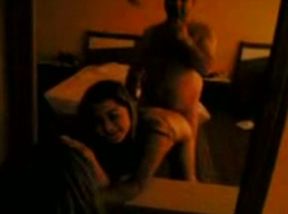 My dad filmed himself banging a hot Turkish young slut in his hotel room