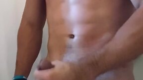 Hot guy performs solo show