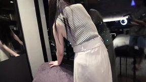 Dirty exec gets curvy secretary in compromising positions on business trip &mdash;  270 degrees of nasty
