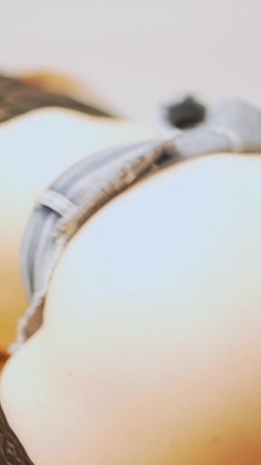 Cute Skinny Trans Girl - Glitter Plug Tease to Big Wall Dildo Riding   Clip 1