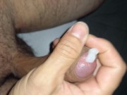 my cumshot in slow motion