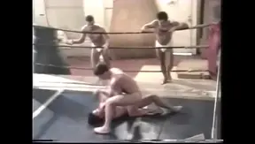 Hefty MMA Fighter Challenges World Champ in Intense Interracial Hunk Scene