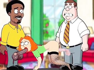 Bitch Wife Fellatio to Neighbour and Doesn't Notice Spouse Returns from Work. Wife BBC. Cuckold Spouse. Toon