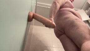 Anal Stretching Whit Massive Toy