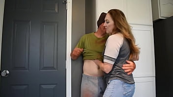 Old lady with sneakers shares a lucky dick with two hot bitches