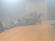 frogman gasses and humps his enemy in the board room