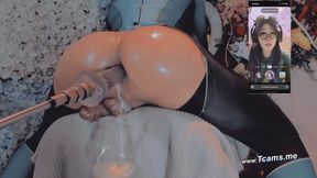 Transwoman's Oiled Ass Pounded by Token-Triggered Machine