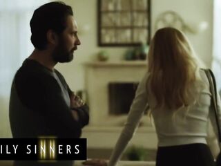 FAMILY SINNERS - Seductive Golden-haired Stepsister Surrenders To Her Stepbrother’s Unfathomable Oral-job Joy