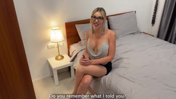 Hungry Kittty's Party Pleasure: Savoring Cum Before the Bash