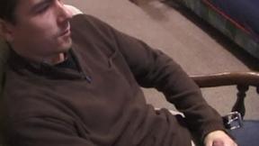 ”Hot Staircase Jerk Off”